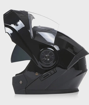 Modulaire Motorhelm met Dubbel Vizier - Flip-Up Full Face Helm voor Heren & Dames