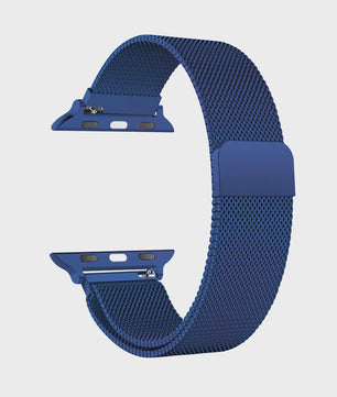 Milanese Band voor Apple Watch Ultra 2/3 49mm & Series 1-11 (38-45mm) - Roestvrij Staal, Magnetische Sluiting