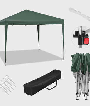 WOLTU Pop-Up Pagodetent 3x3m - Waterdicht & UV-beschermend - Partytent, Tuinpaviljoen, Feesttent