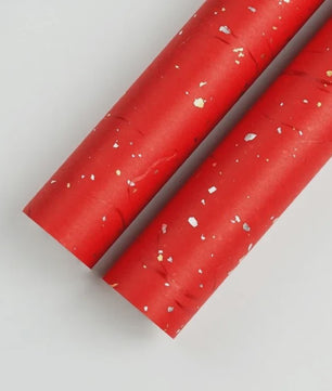 Luxe Geschenkpapier Set - 6 Kleuren met Goud & Zilver Sprinkles - Waterdicht & Ideaal voor Knutselen
