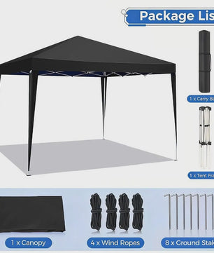 Pop-up Tuinkas 3x2m met Verstelbare Hoogte, UV- en Waterdicht
