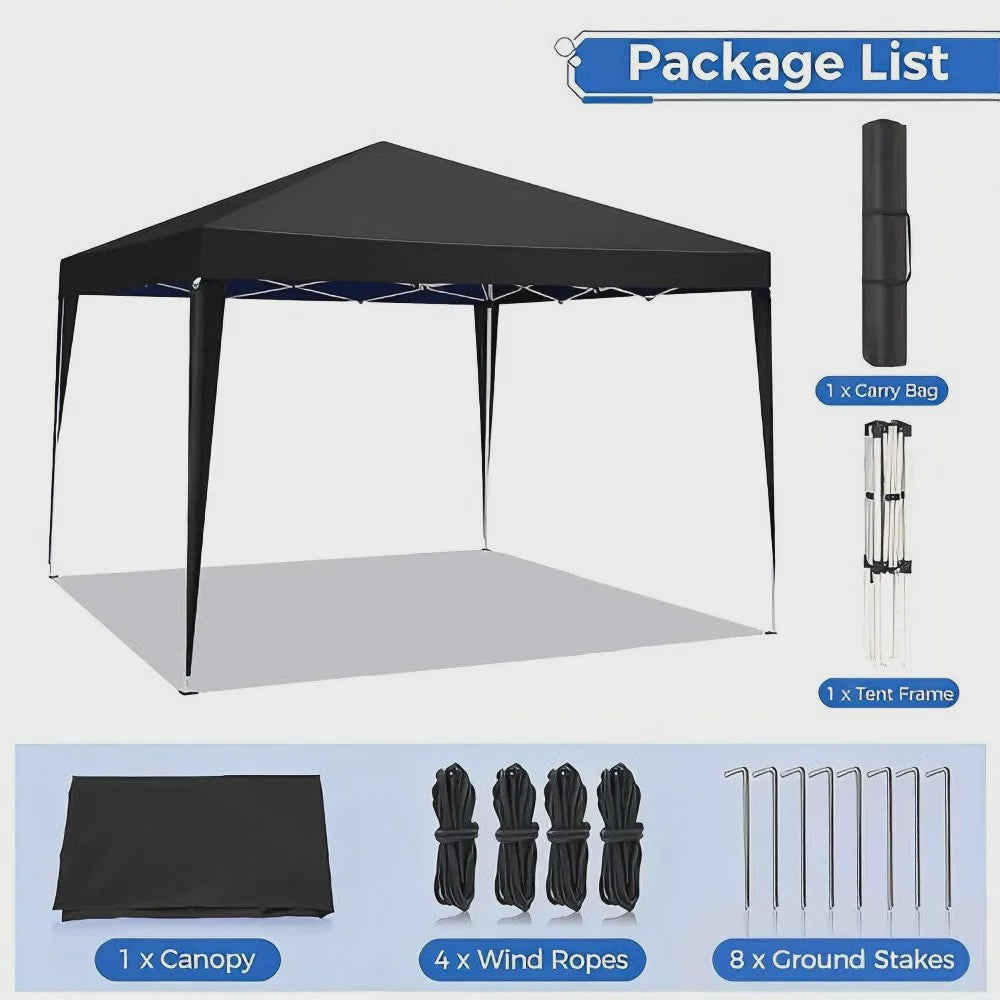Pop-up Tuinkas 3x2m met Verstelbare Hoogte, UV- en Waterdicht