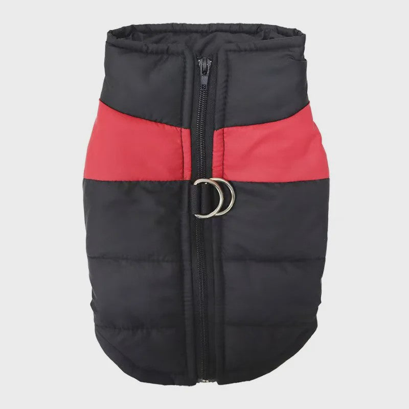 Waterdichte en Warme Hondenkleding Winterjas Vest Gevoerd met Rits voor Kleine tot Grote Honden