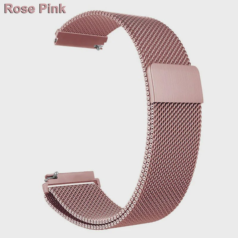 Milanese RVS Horlogeband 18mm 20mm 22mm voor Garmin Vivoactive Venu | Magnetische Sluiting