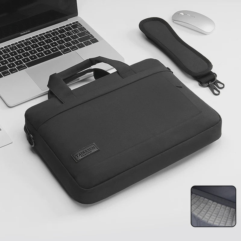 Waterdichte Laptoptas 13-17.3 Inch met Schouderband & Handvat - Bescherming & Opbergruimte