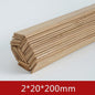 Bamboe Houten Stokjes - DIY Bouwmodel Materiaal voor Ambachten, Meubels en Lantaarns