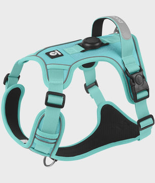 Honden Tuigje met AirTag Houder - Anti-Trek, Reflecterend & Waterdicht Vest voor Kleine/Middelgrote Honden