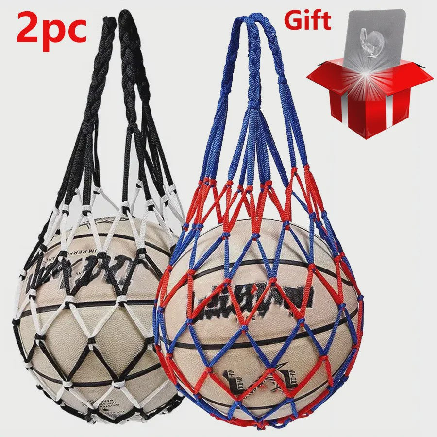 Duurzame Basketbal Net Tas - Sterk Geweven Nylon Opbergnet voor Ballen