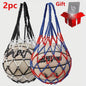 Duurzame Basketbal Net Tas - Sterk Geweven Nylon Opbergnet voor Ballen