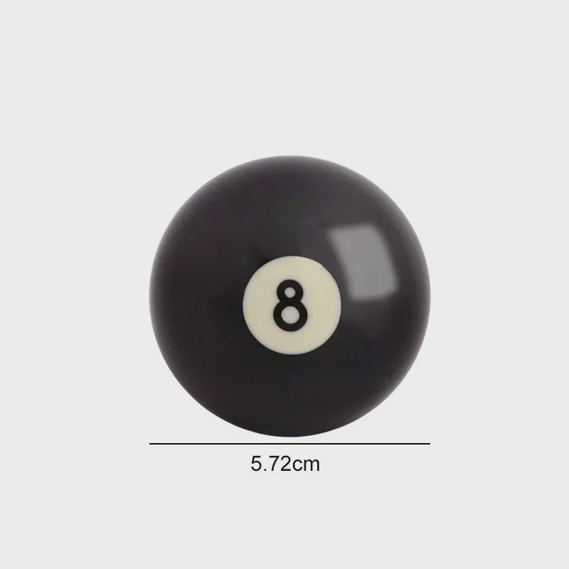 Zwarte 8 Poolbal - Standaard 57.2mm / 52.5mm - Hars - Oefenbal