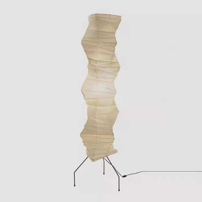 Akari Noguchi Stijl Verticale Vloerlamp - Japans Design Rijstpapier