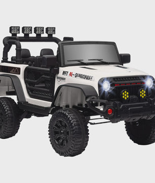 Elektrische Kinderauto 12V met Afstandsbediening, LED Verlichting en Muziek - Vanaf 3 Jaar