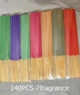 140 Geurkaarsen (7 Sets) - Diverse Aroma's voor Ontspanning en Sfeer