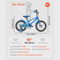 Kinderfiets BMX Stijl Blauw - 14, 16, 18 inch - Met Zijwieltjes