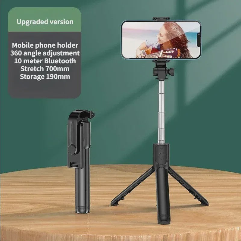 Draadloze Selfie Stick Tripod met Ringlamp en Bluetooth Afstandsbediening