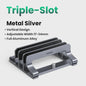 UGREEN Verticale Laptop Standaard - Aluminium, Verstelbaar voor MacBook, Laptops, Tablets & Telefoons