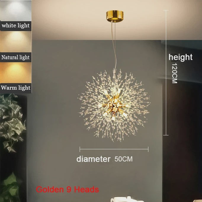 Moderne Bloemvormige LED Hanglamp - Sterrenhemel Effect voor Woonkamer & Eetkamer