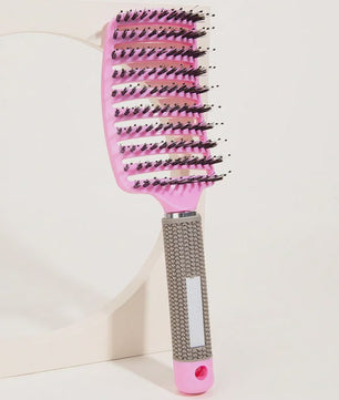 Professionele Haarborstel met Varkenshaar & Nylon - Ontklit Nat & Krullend Haar - Salon Kwaliteit Styling Tool