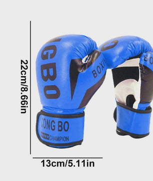 Kinder Bokshandschoenen Leer - Training, Sparring & Fitness - Set van 2