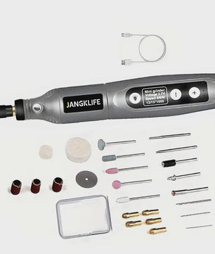 Draadloze Mini Rotary Tool Kit met USB - Graveren, Boren & Polijsten
