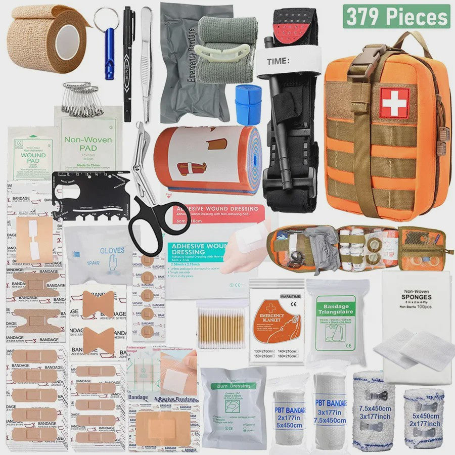 Professionele 379-delige EHBO- en Survival Kit voor Noodgevallen