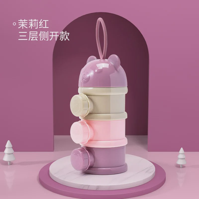 Babydoos Melkpoeder & Snack Container - Gelaagd & Draagbaar
