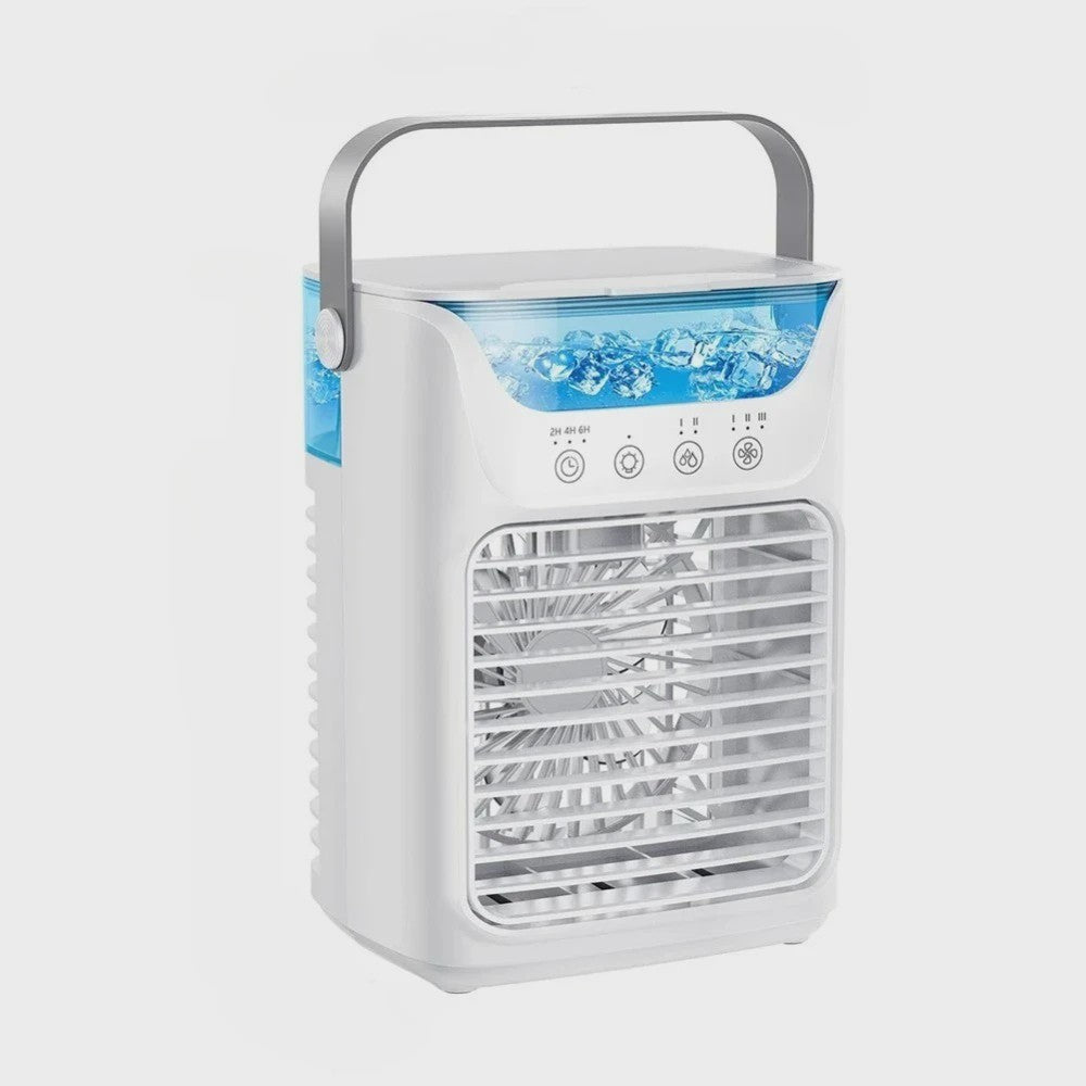 Draagbare Mini Airco Ventilator met Verneveling - USB Oplaadbaar, 650ml Tank, 3 Snelheden, Stil, Koeler voor Thuis & Kantoor