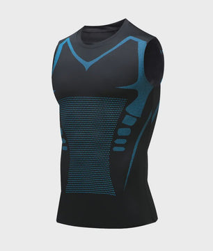 Heren Sneldrogende Ademende Tanktop - Mouwloos Sportshirt voor Fitness & Zomer Basislaag