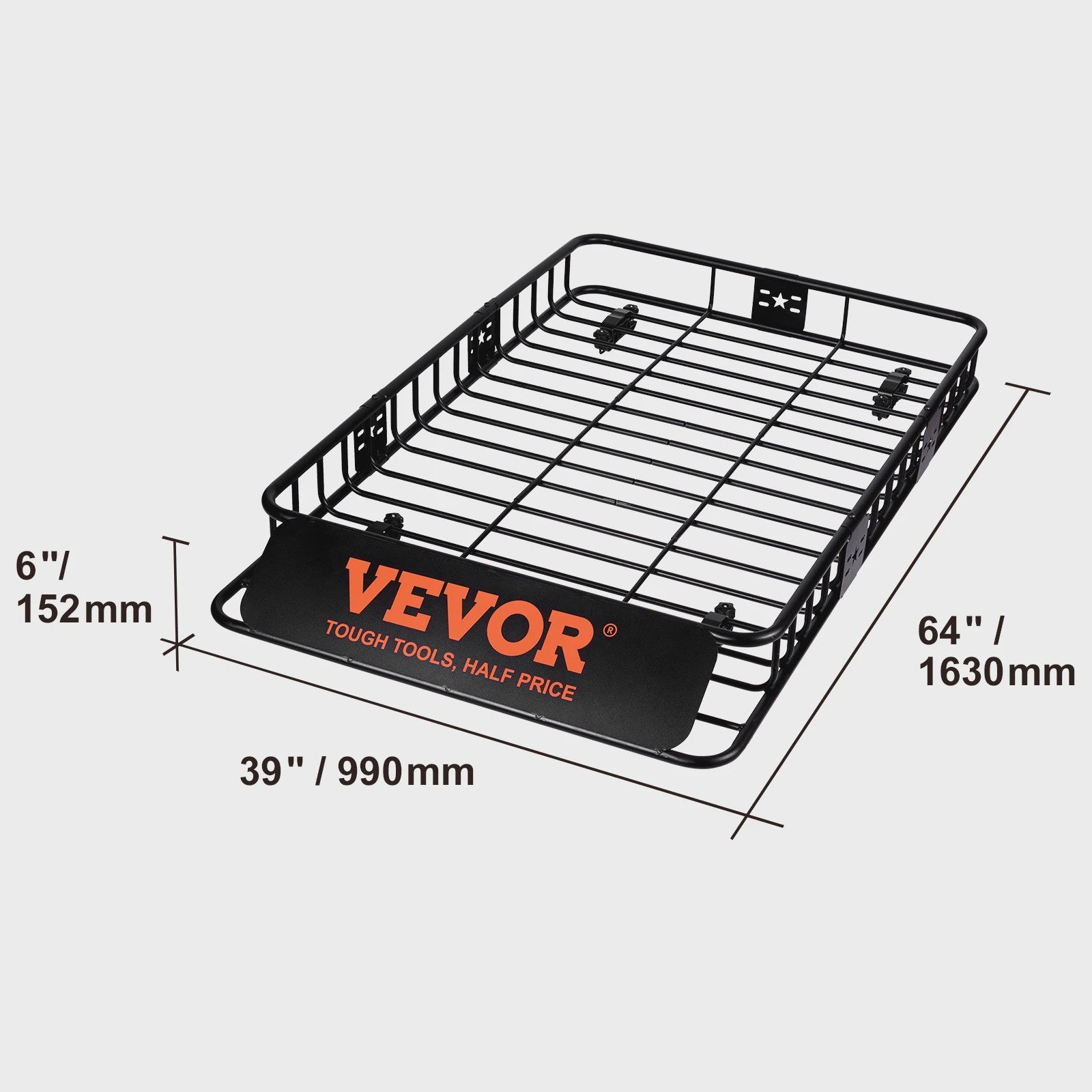 Robuuste Dakdrager Bagagemand 46"/51" - Extra Laadruimte voor SUV & Truck