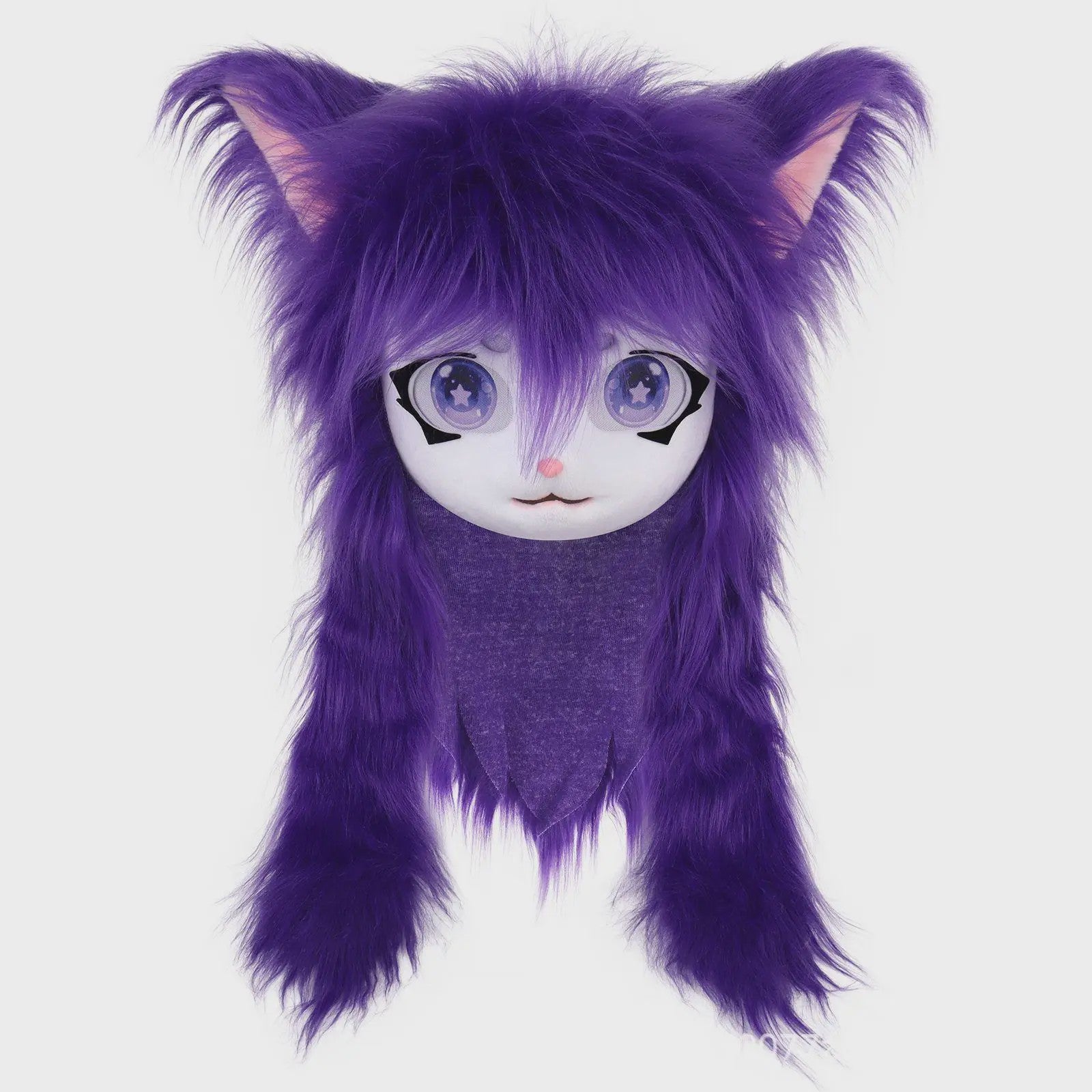 Furry Cosplay Masker Hoofddeksel - Kat & Konijn Stijl voor Kinderen & Feestjes