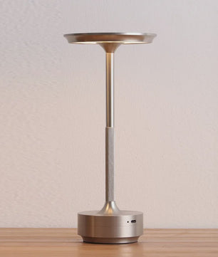 Draadloze Sfeerverlichting Tafellamp - Aluminium LED, Dimbaar & Oplaadbaar