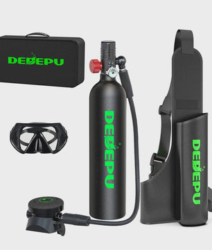 DEDEPU 1L Duikfles - Professionele Onderwater Ademlucht Cilinder voor 15-25 Minuten