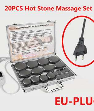 Hot Stone Massage Set met Verwarmer en Temperatuurregeling - Professionele Spa Tool