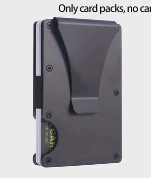 Minimalistische RFID Portemonnee met Geldclip - Slank & Krasbestendig Kaarthouder