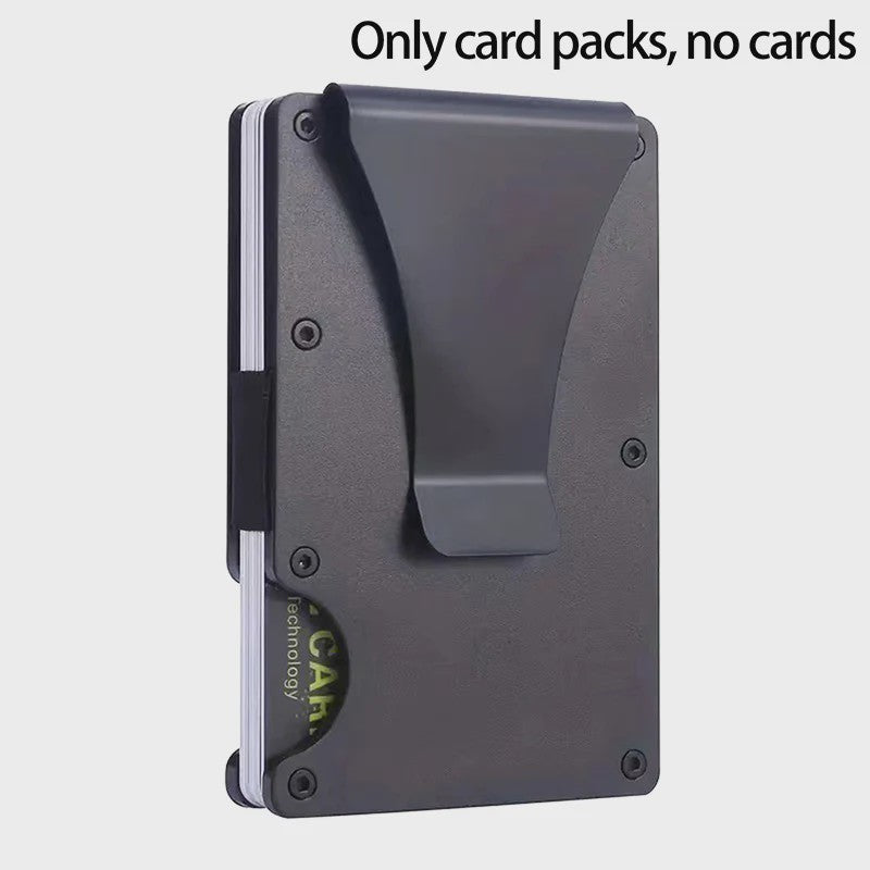 Minimalistische RFID Portemonnee met Geldclip - Slank & Krasbestendig Kaarthouder