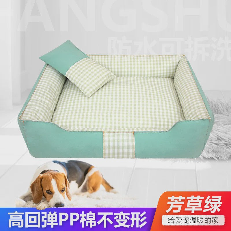 Comfortabel Hondenhok & Kattenmand - Wasbaar, Waterdicht Slaapbed voor Puppy's en Kleine Honden