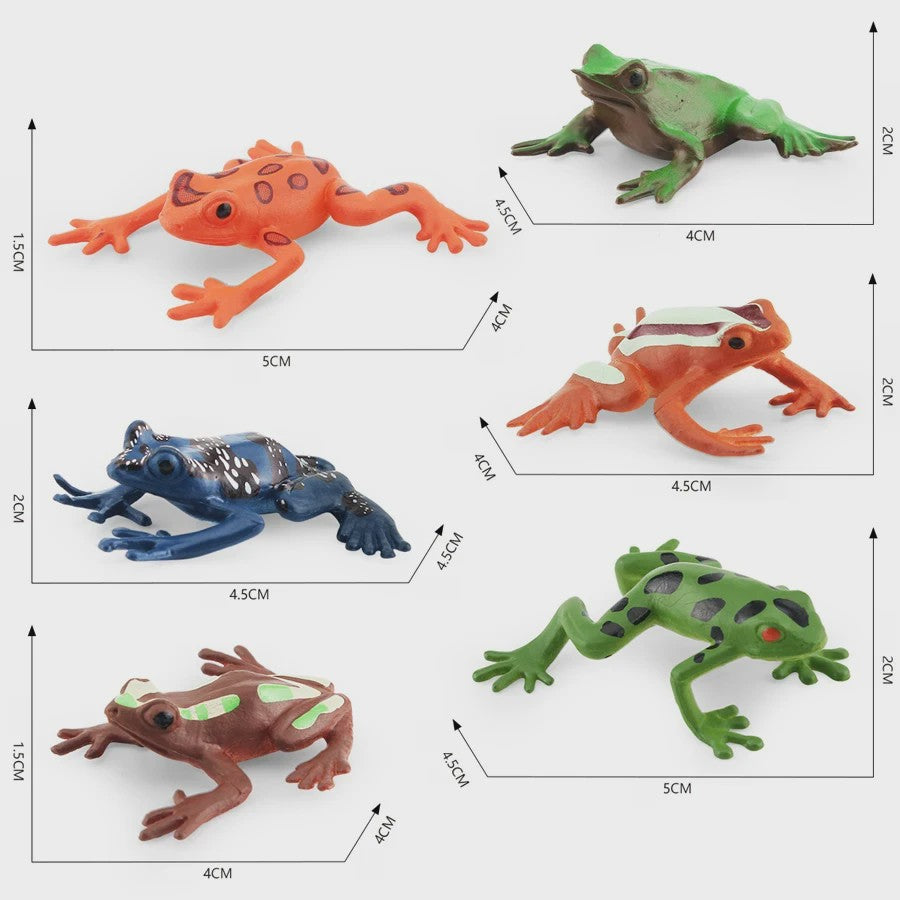 Plastic Dieren Speelgoed Collectie: Zee, Land & Insecten Miniatuur Set voor Kinderen