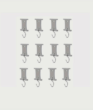 Set S-Haken voor Camping Luifel, Caravan & Camper - Handige Ophanghaken