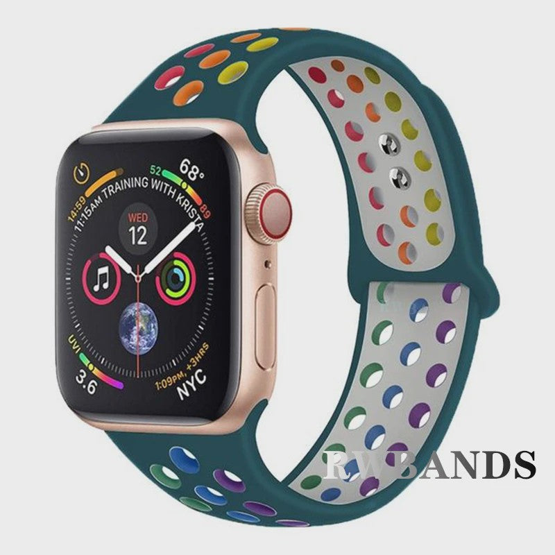 Ademende Sportband voor Apple Watch (38-49mm) - Comfortabele Vervangingsband