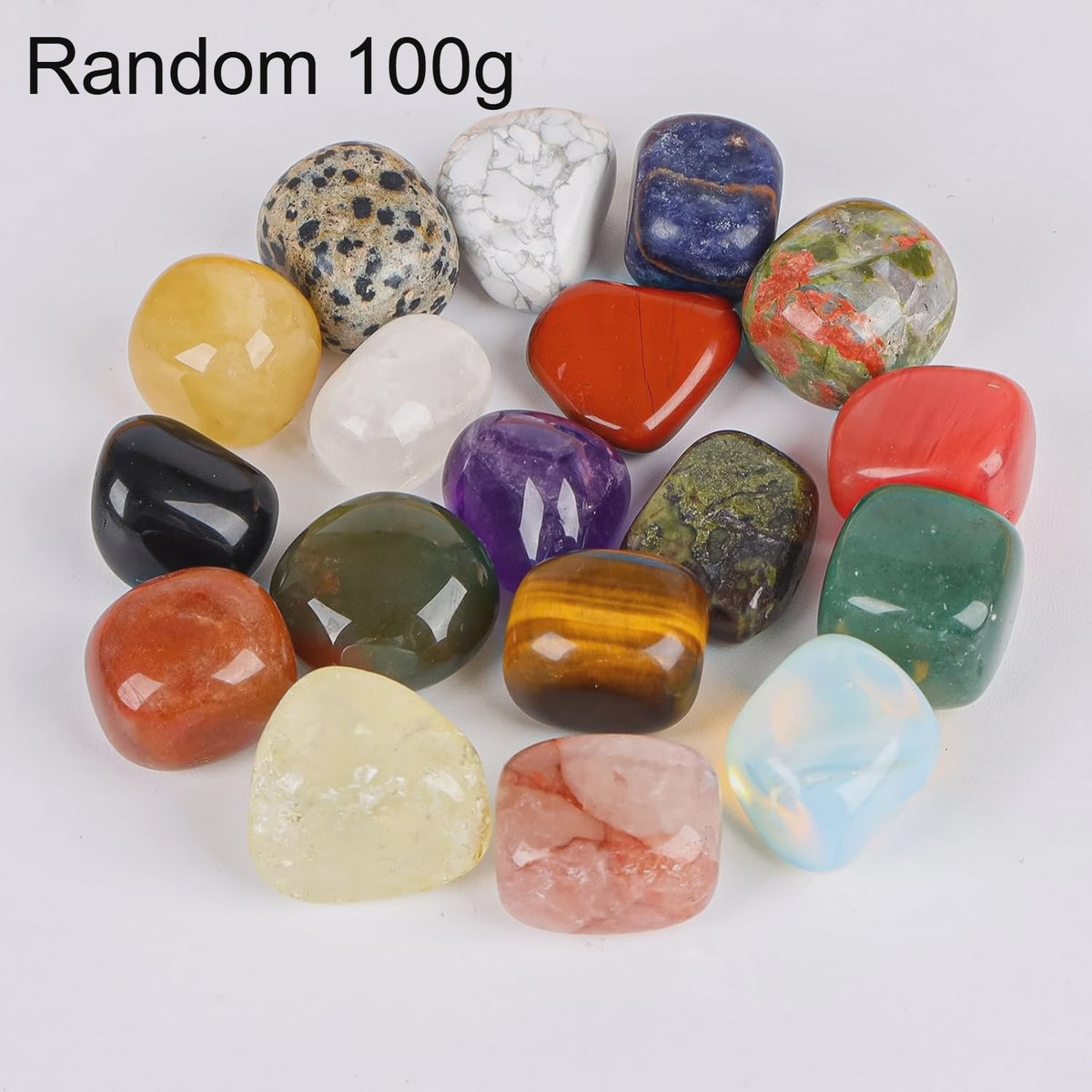 Gepolijste Kristallen en Edelstenen (2-3cm) - Healing, Meditatie & Spiritualiteit