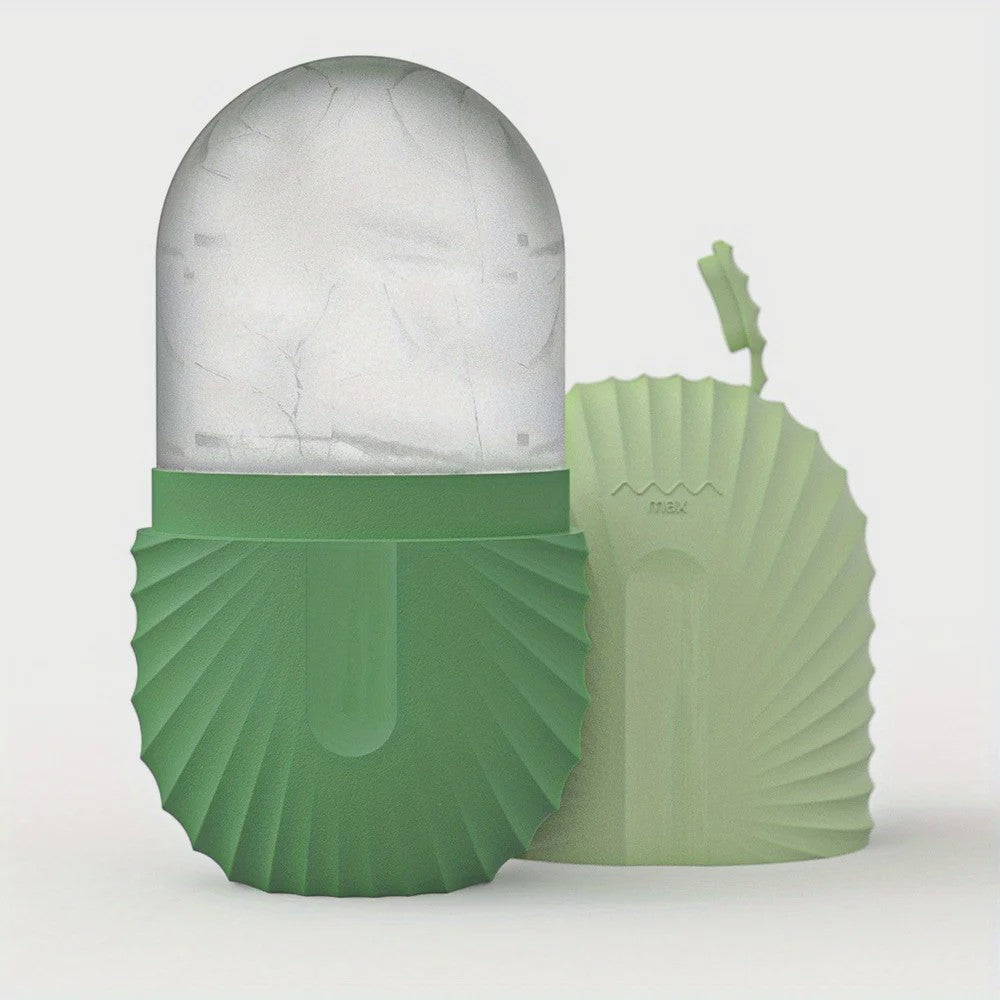 Gezichtsroller & Gua Sha Set: Luxe Roestvrij Staal & IJsroller voor Huidverzorging