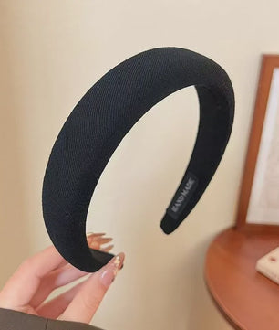 Modieuze Dames Hoofdband - Zachte Sponge Band voor Gezichtswas & Stijl