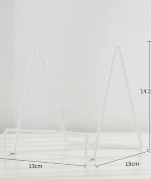 Stijlvolle IJzeren Display Standaard voor Magazines, Boeken en Decoraties