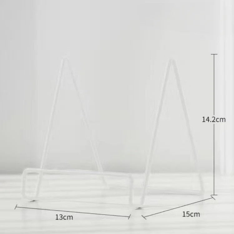 Stijlvolle IJzeren Display Standaard voor Magazines, Boeken en Decoraties