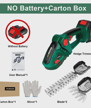 2-in-1 Snoerloze Hedgeschaar & Grasmaaier - Makita 18V Batterij Compatibel