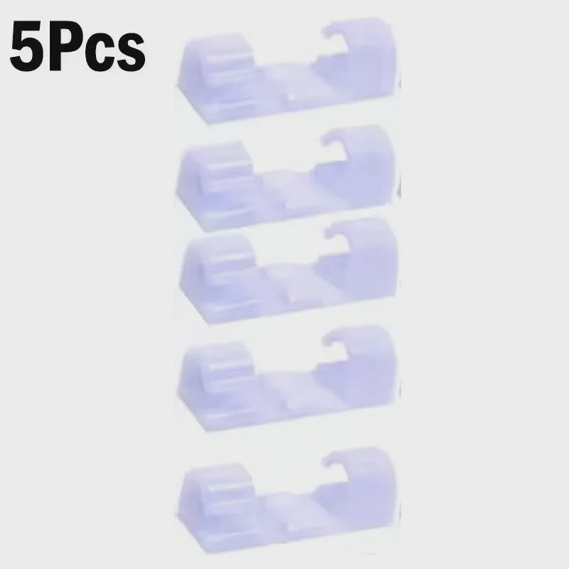 Zelfklevende Kabel Clips Organizer - Set van 20 Stuks voor Thuis, Kantoor & Auto