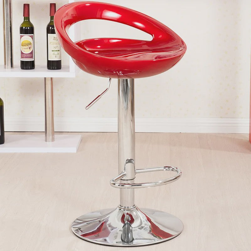 Set van 2 Barkrukken met Rugleuning - In Hoogte Verstelbaar - Modern Design