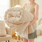 Luxe Verzwaarde Deken 3 kg – Sherpa Jacquard voor Diepe Ontspanning