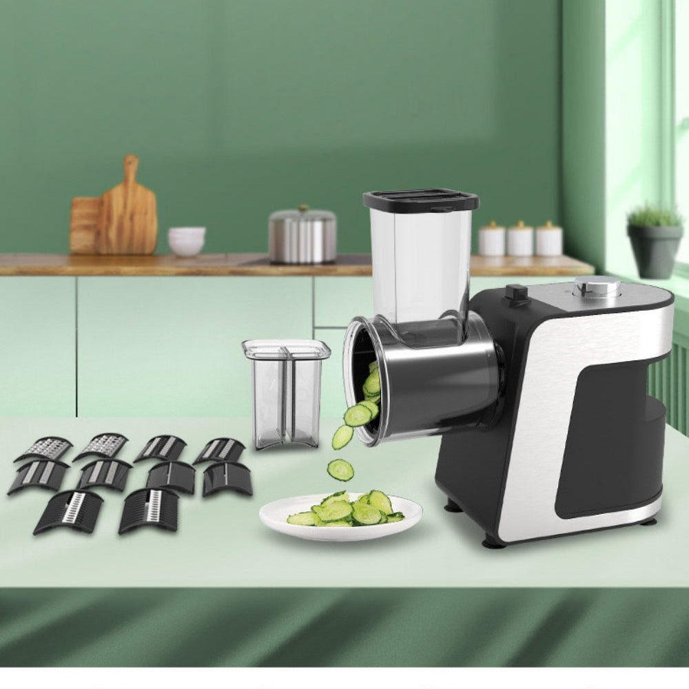 Multifunctionele Elektrische Groente- en Fruitsnijder – 5-in-1 Keukenmachine met 500W Motor