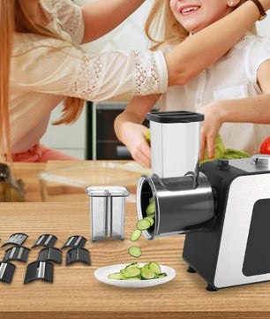 Multifunctionele Elektrische Groente- en Fruitsnijder – 5-in-1 Keukenmachine met 500W Motor